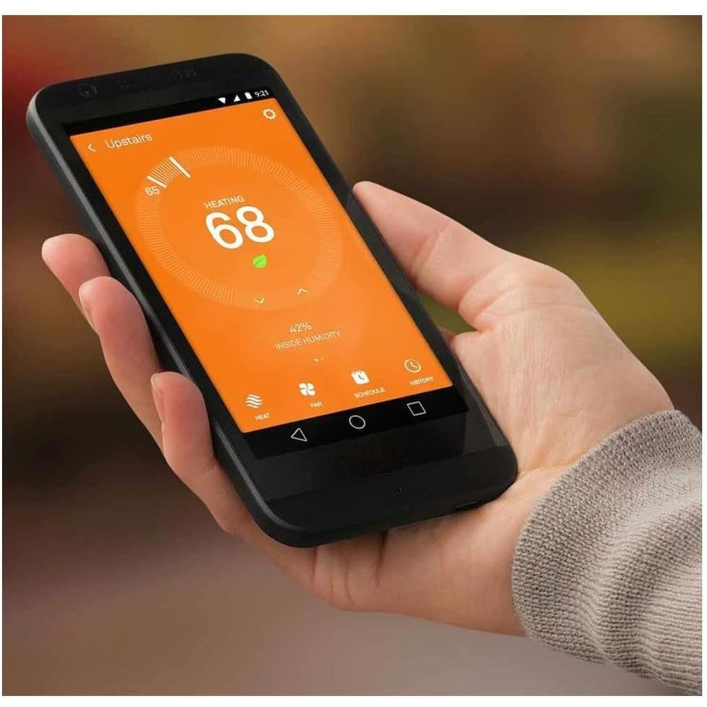 Nest Google T3007Es Learning Thermostat, 3Rd Gen, Smart Stainless Steel, Works With Alexa