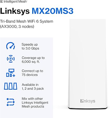 Linksys Atlas 6 AX3000 - 3 Pack
