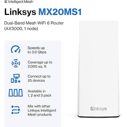 Linksys Atlas 6 AX3000 - 1 Pack