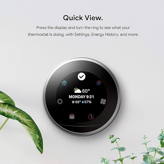 Thermostat 3rd Generation (Color Varation Black, Stainless Steel, Mirror Black & White)