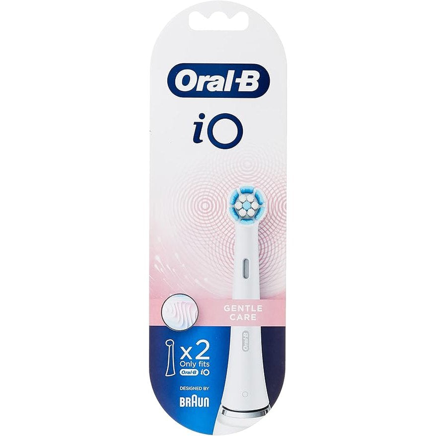 Oral-B Io Rb Cw-2 Ultimate Clean Replacement Brush Heads Refill For Electric Rechargeable, White, Pack Of 2 Count