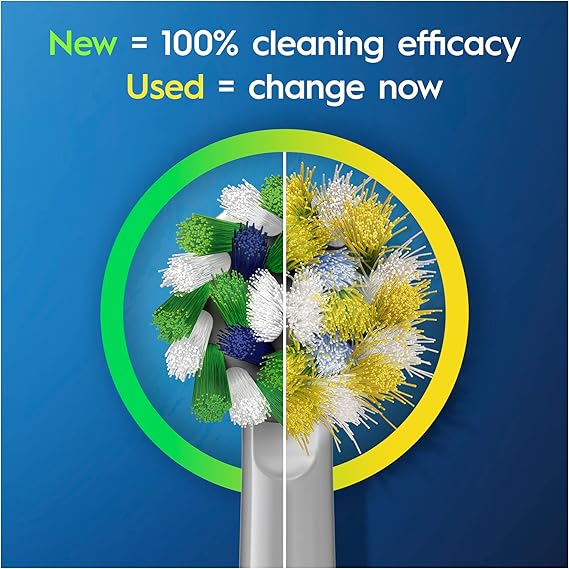 Oral-B Pro 3 Electric Toothbrush For Adults, 1 Cross Action Toothbrush Head, 3 Modes, Oral B Electric Toothbrush With Pressure Sensor, 2 Pin UK Plug, 3000, White