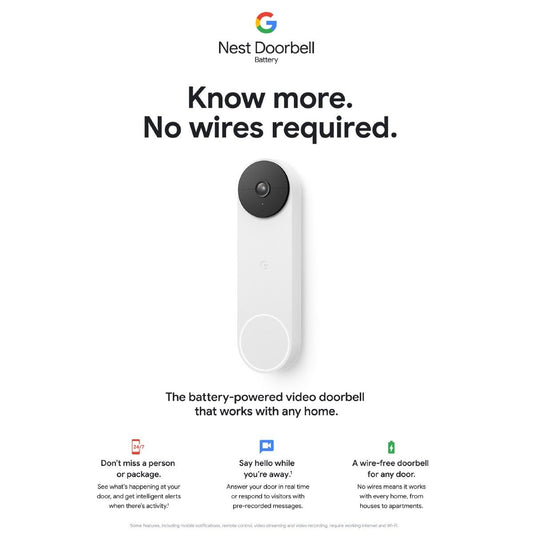 Google Doorbell Battery Snow
