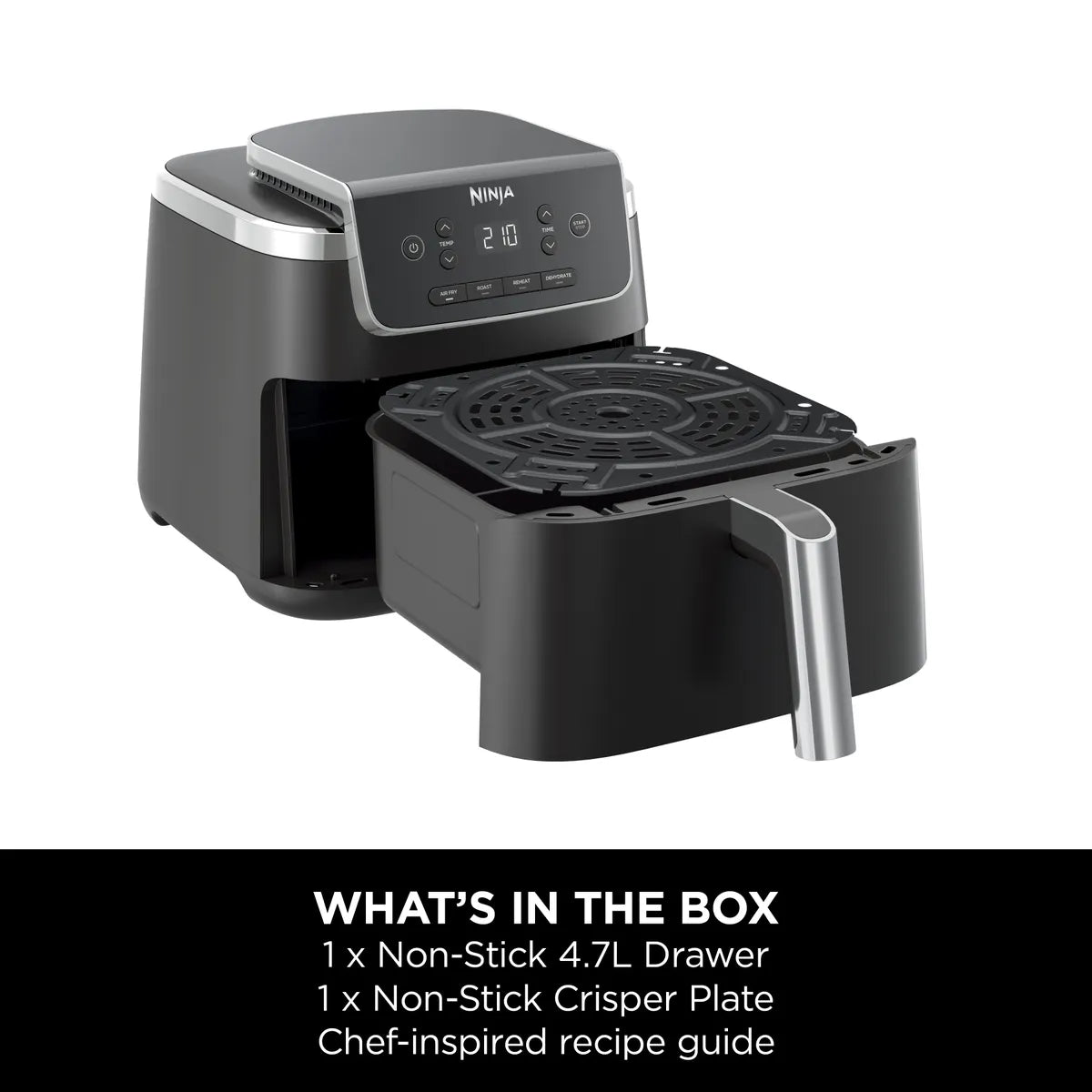 Ninja 4-in-1 Air Fryer Pro 4.7L Black AF140EU