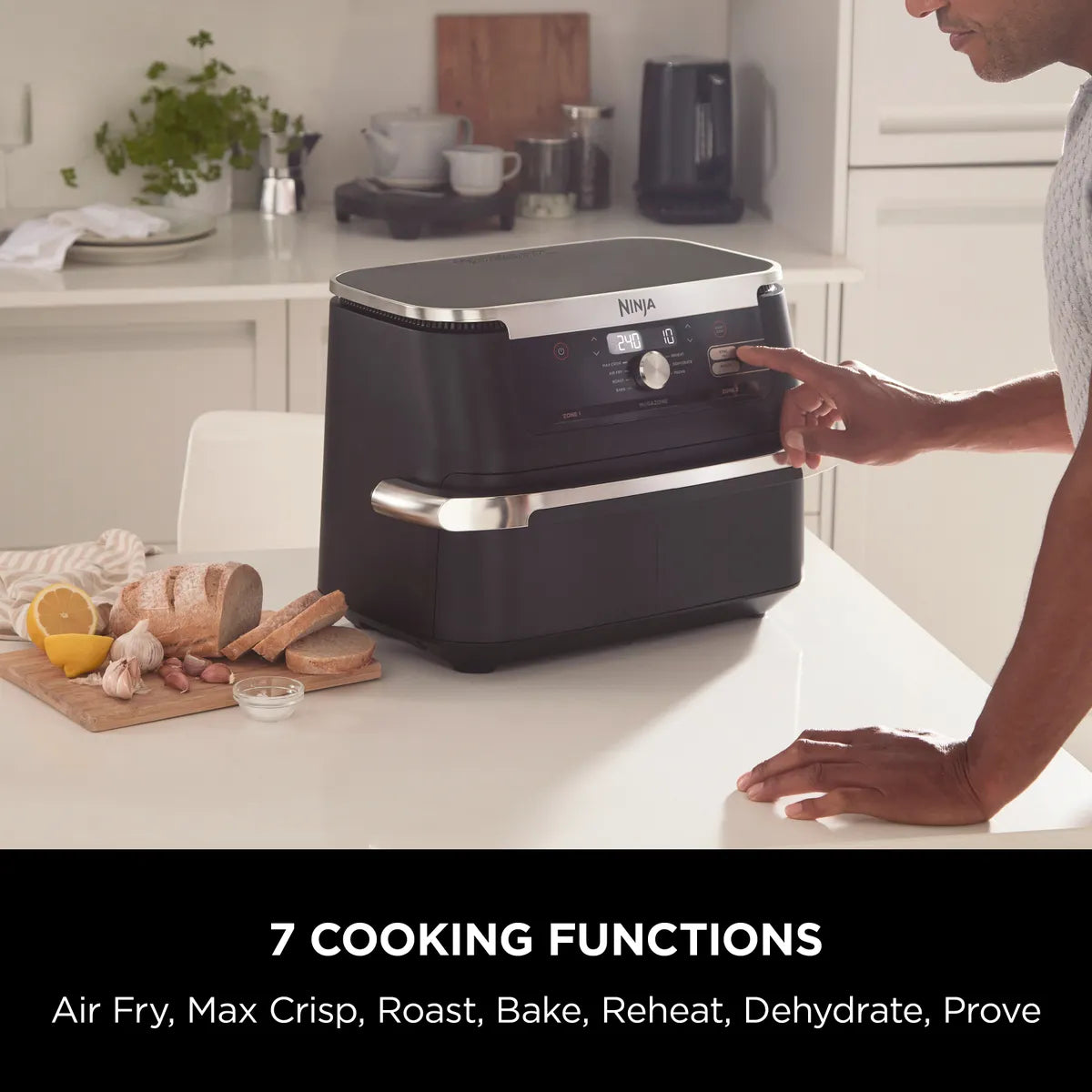 Ninja Foodi FlexDrawer MegaZone Air Fryer 10.4L AF500EU