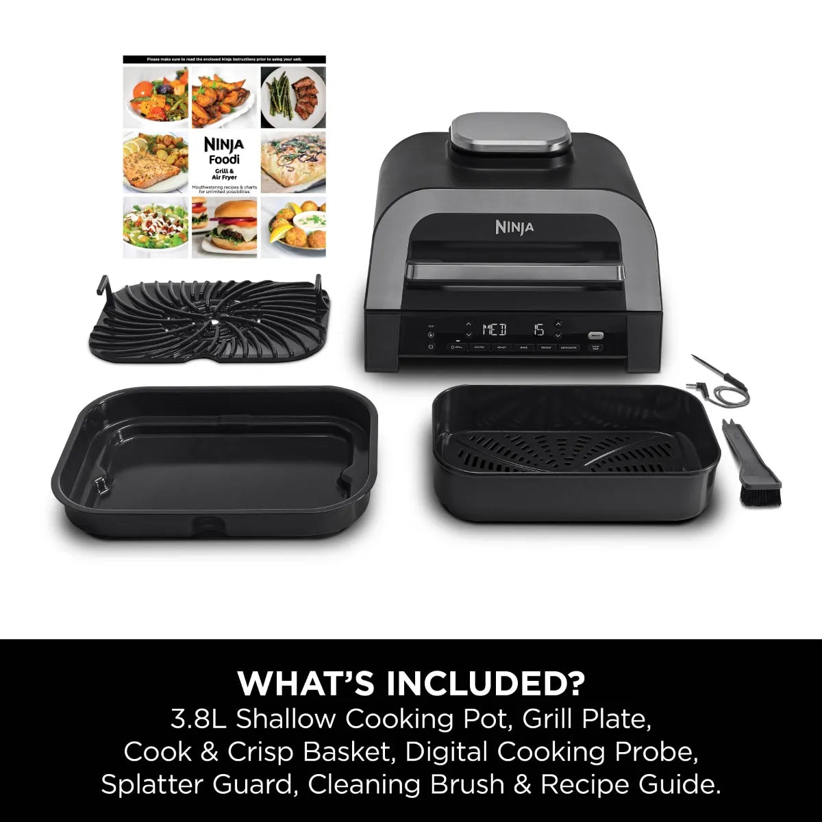 Ninja 6-in-1 MAX Grill & Air Fryer 3.8L DG551ME