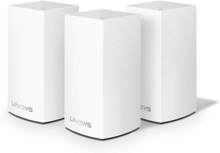 Linksys Whw0103 Velop Whole Home Mesh Wifi System (Wifi Router/Wifi Extender For Seamless Coverage Of Up To 4,500 Sq Ft, Parental Controls, 3-Pack, White)