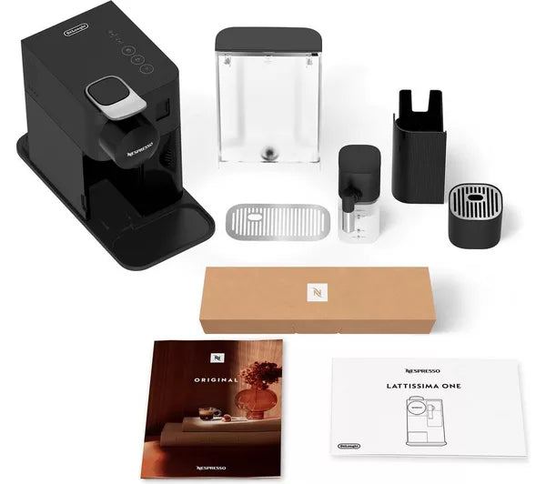 Nespresso by De’Longhi Lattissima One Pod EN510.BK | Single-Serve Coffee Machine