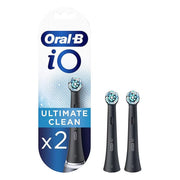 Oral-B iO Series Replacement Brush Heads – Pack of 2 (Black)