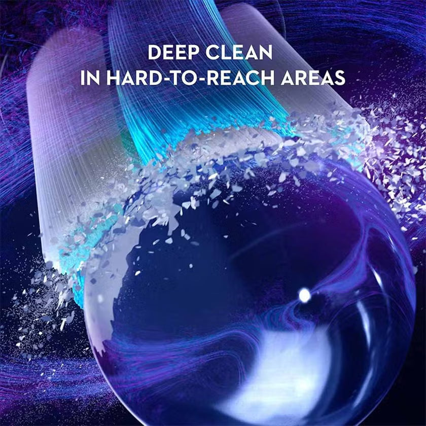 Oral-B iO Series Replacement Brush Heads – Pack of 4 (Black)