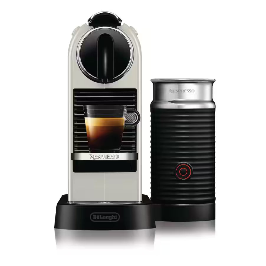 Nespresso by De’Longhi Citiz EN267 | Coffee Machine with Milk Frother – White