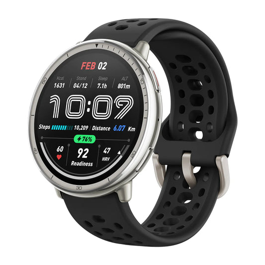 Amazfit Active 2 (Round) Black Sport Silicone