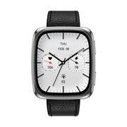 Amazfit Active 2 (Square) Smartwatch – Leather Strap | Sleek Design, AMOLED Display & Advanced Health Tracking