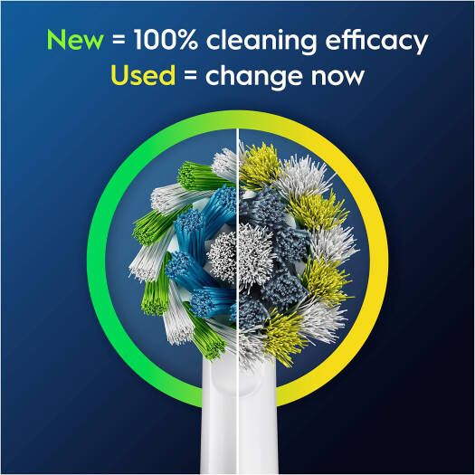 Oral-B Cross Action Brush Head Replacement Pack of 8