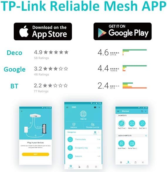 TP-Link Deco M4 - 3 pack