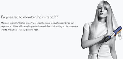 Dyson Airstrait Straightener HT01 Wet to Dry Hair Straightening 1600 W (Blue)