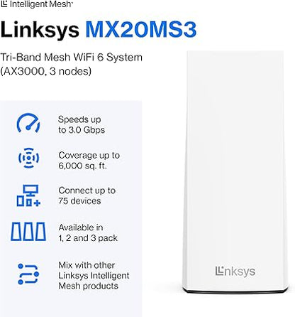 Linksys Atlas 6 AX3000 - 3 Pack