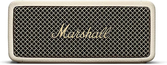 Marshall Emberton 2 Portable Bluetooth Speakers - Water Resistant Wireless Speakers Portable Speaker 30 Hour of Playtime - Cream