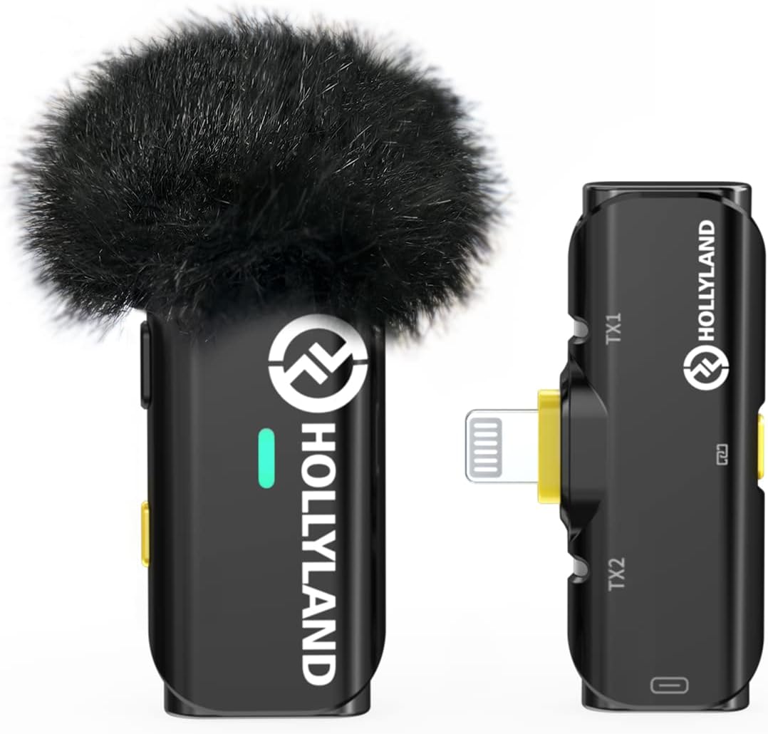 Hollyland Lark C1 Wireless Lavalier Microphone Black