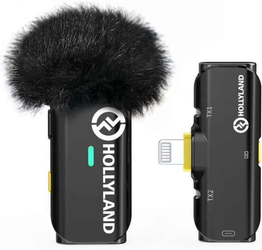 Hollyland Lark C1 Wireless Lavalier Microphone Black