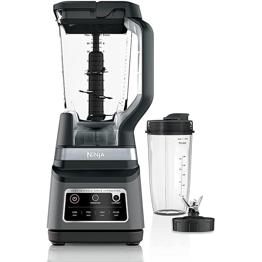 Ninja Nutri Ninja Bn 750 2 In 1 Blender Bn750 Duo PlUS With Auto Iq 1200 Watts Black/Gray."Min 1 year manufacturer warranty"