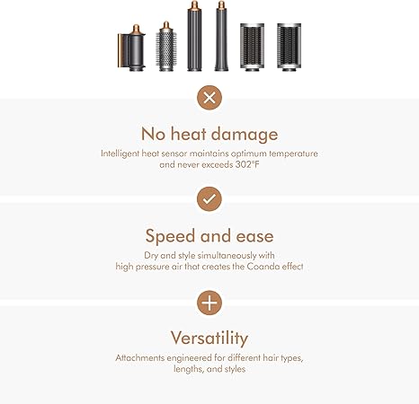 Dyson Airwrap Complete Long Nickel/Copper