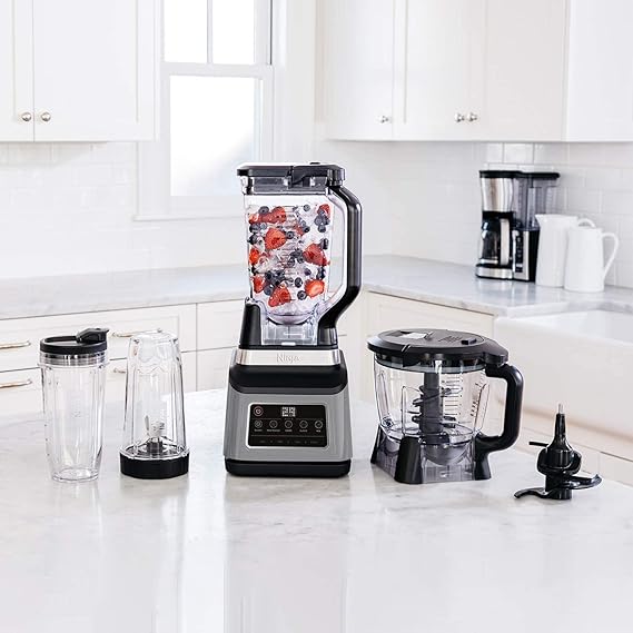 Ninja 3-IN-1 Food Processor, Blender,1200 Watts, BN801EU