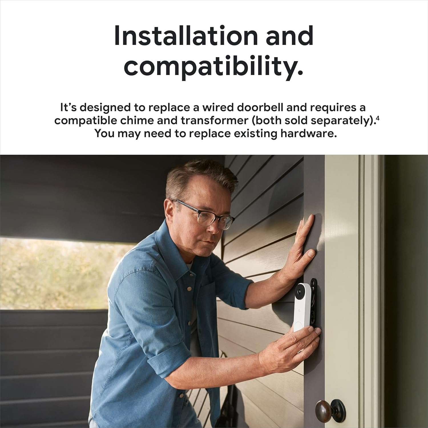 Google Doorbell Battery Snow