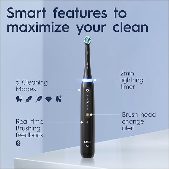 Oral-B iO Series 5 Electric Toothbrush, Ultimate Cleaning, Rechargeable