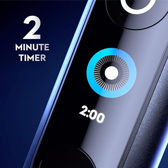 Oral-B iO9 Electric Rechargeable Toothbrush, 1 Black handle with revolutionary magnetic technology, Color Display, 7 Modes, 1 Premium Travel Case (UAE)
