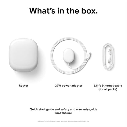 Google Nest Wi-fi 6E Pro GA03690-US - 3 Pack