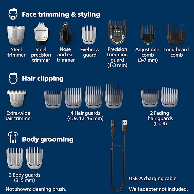 Philips Norelco Multigroom Series 7000 19pcs MG7910/49