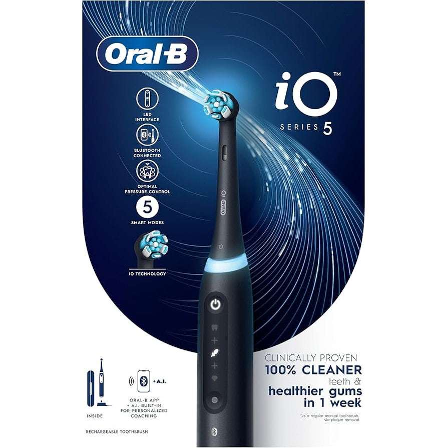 Oral-B iO Series 5 Electric Toothbrush, Ultimate Cleaning, Rechargeable