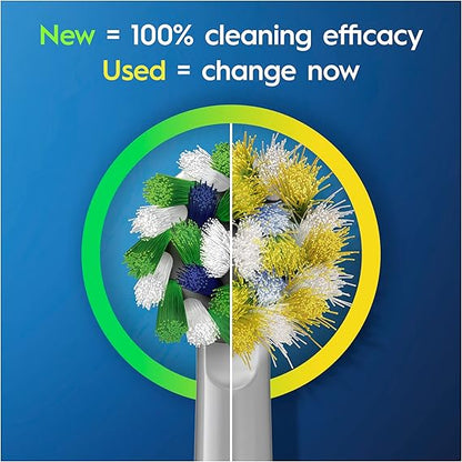 Oral-B Pro 3 Electric Toothbrush For Adults, 1 Cross Action Toothbrush Head, 3 Modes, Oral B Electric Toothbrush With Pressure Sensor, 2 Pin UK Plug, 3000, White