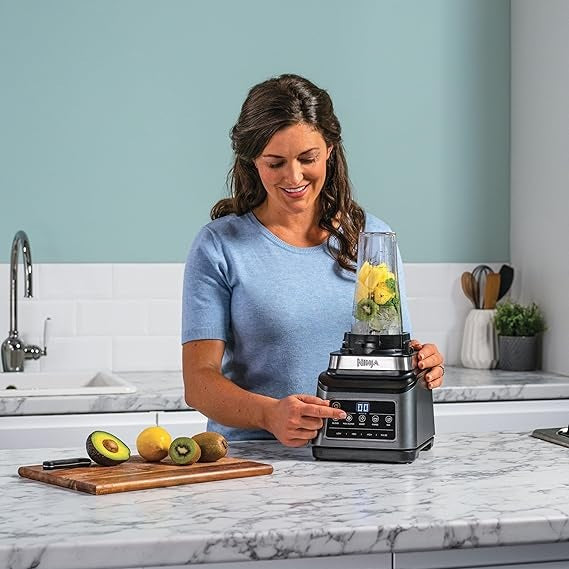 Ninja 3-IN-1 Food Processor 1200 W, ?Black/Gray, BN801ME