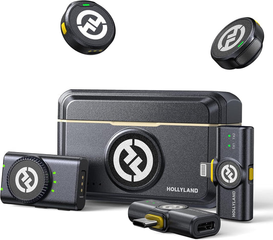 Hollyland LARK M2 Wireless Lavalier Microphone Black