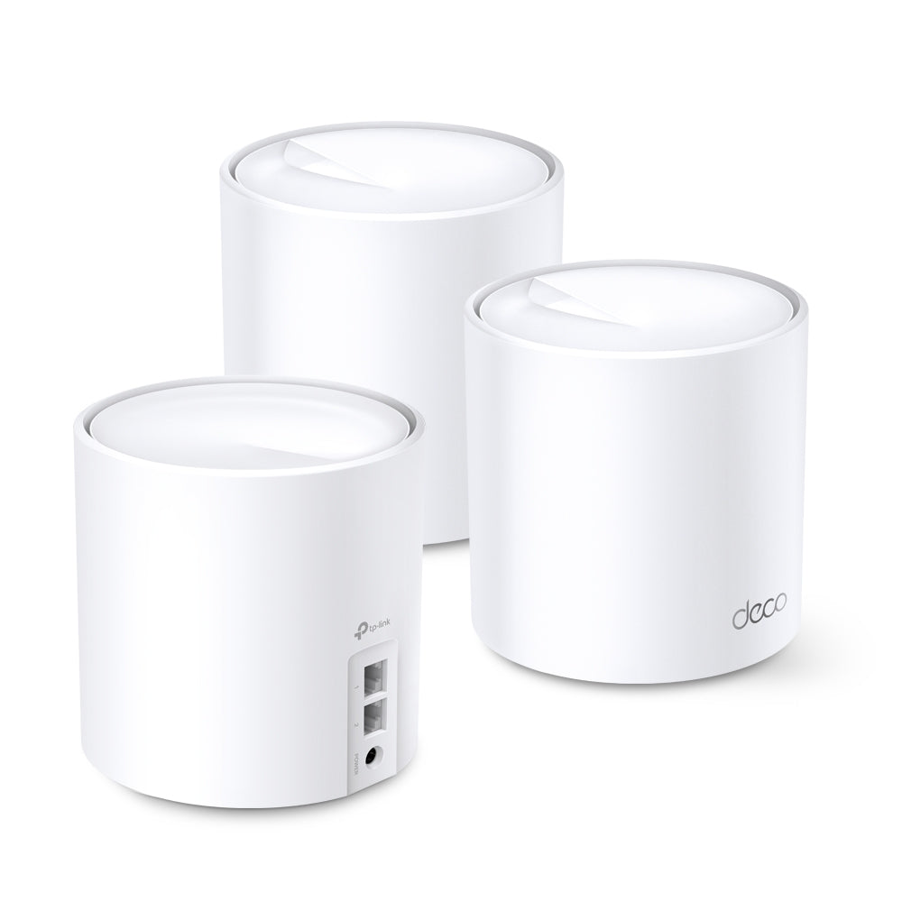 TP-Link Deco X60 – AX3000 Whole Home Wi-Fi 6 Mesh System (3-Pack)