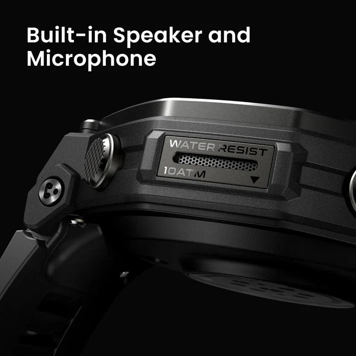 Amazfit T-Rex 3 Pro 44mm Smartwatch – Tactical Black | Rugged Military-Grade Design, Advanced Fitness Tracking & Long Battery Life