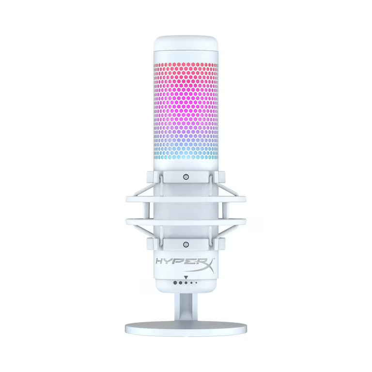 HyperX QuadCast S – White RGB Microphone