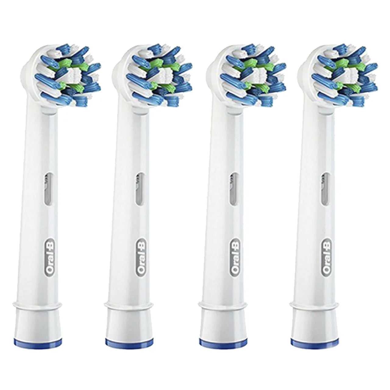 Oral-B Cross Action Brush Head Replacement – Pack of 4 | White