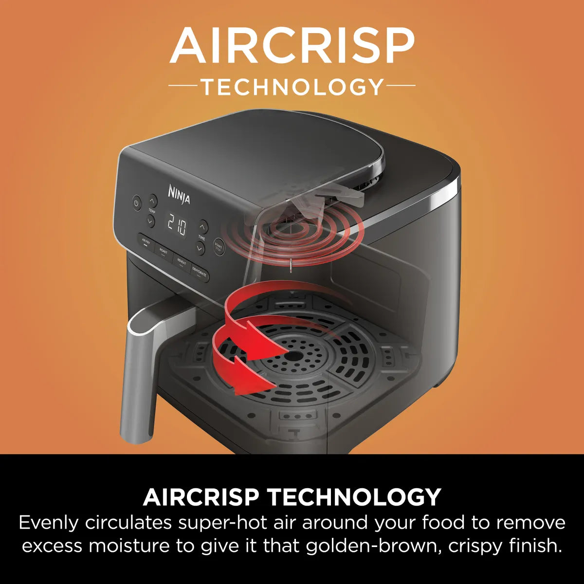 Ninja 4-in-1 Air Fryer Pro 4.7L Black AF140EU