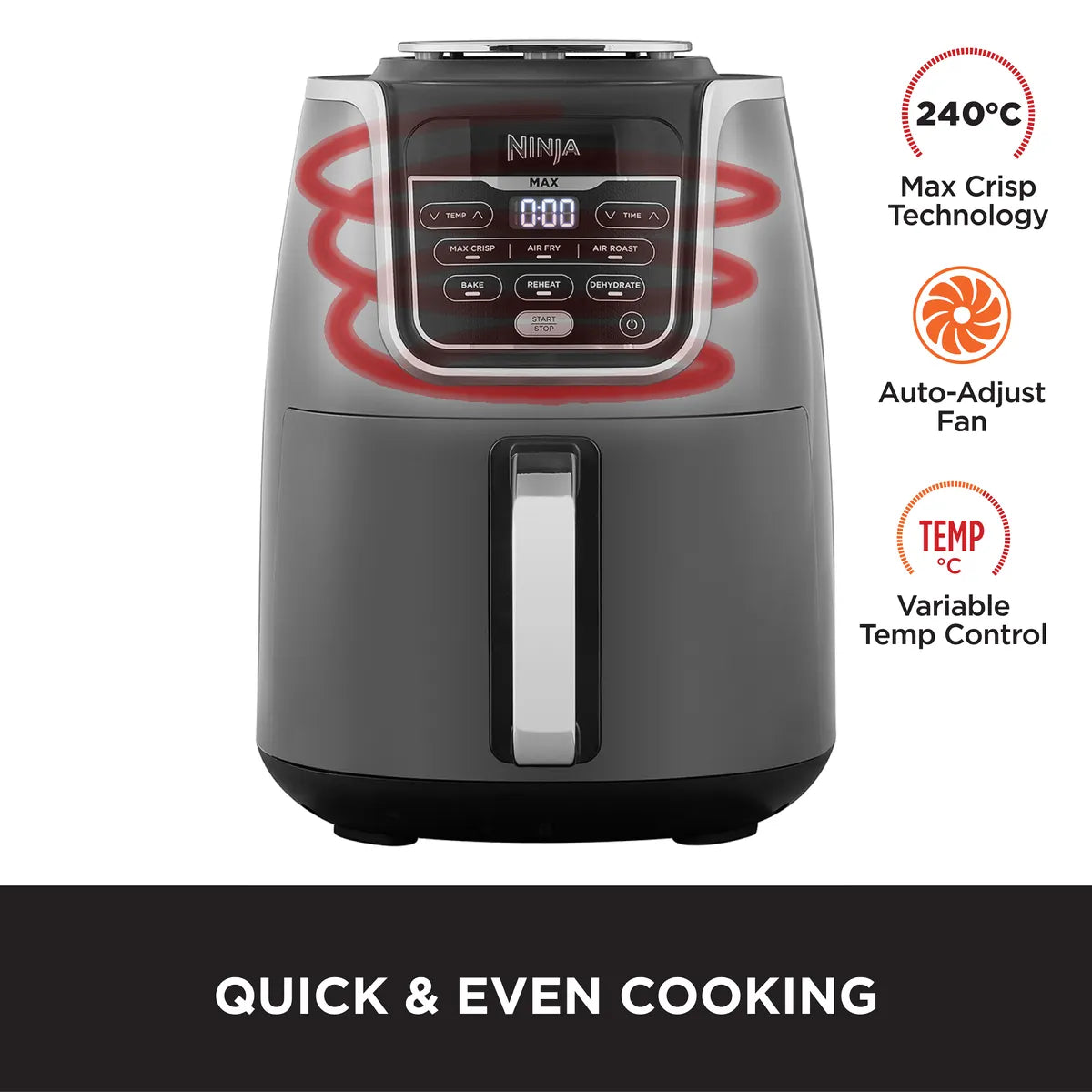 Ninja - Air Fryer MAX 5.2L AF160EU