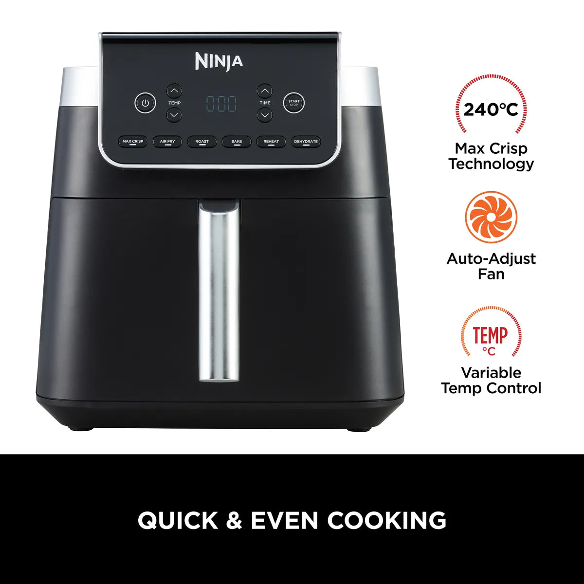Ninja Air Fryer Max Pro 6.2L – AF180EU