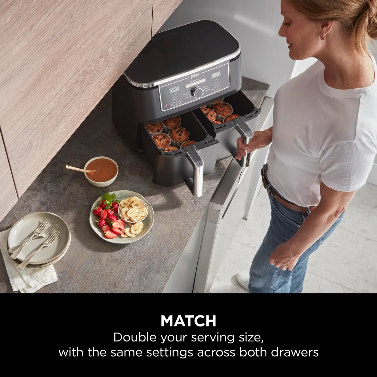 Ninja Foodi MAX Dual Zone Air Fryer 9.5L AF400EU