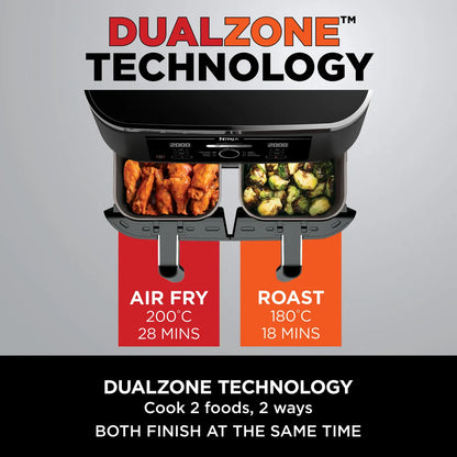 Ninja Foodi MAX Dual Zone Air Fryer 9.5L AF400EU