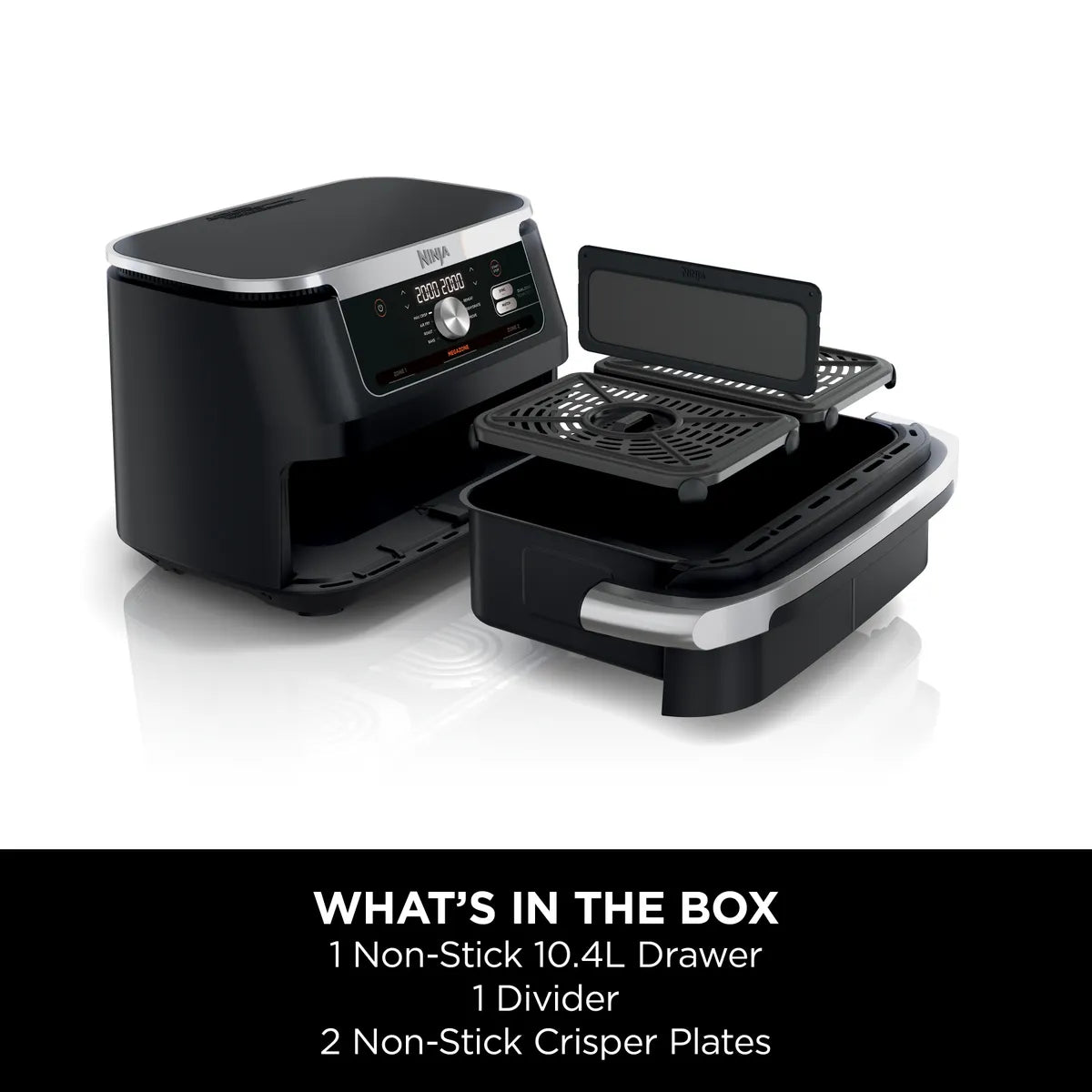 Ninja Foodi FlexDrawer MegaZone Air Fryer 10.4L AF500EU
