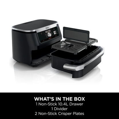 Ninja Foodi FlexDrawer MegaZone Air Fryer 10.4L AF500EU