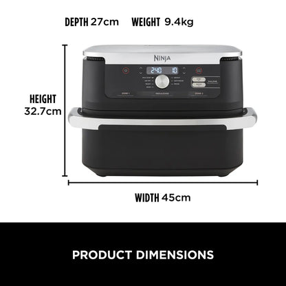 Ninja Foodi FlexDrawer MegaZone Air Fryer 10.4L AF500EU