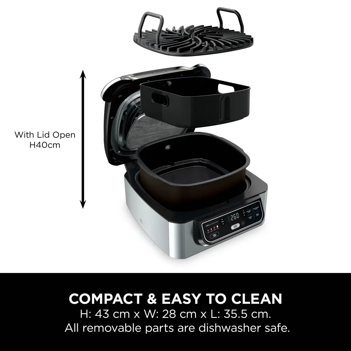 Ninja Foodi Health Grill & Air Fryer 5.7L AG301