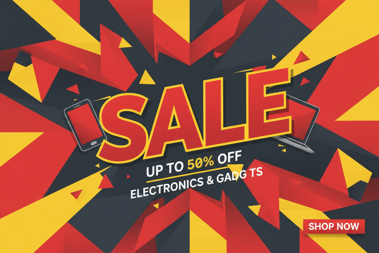 create a sale banner